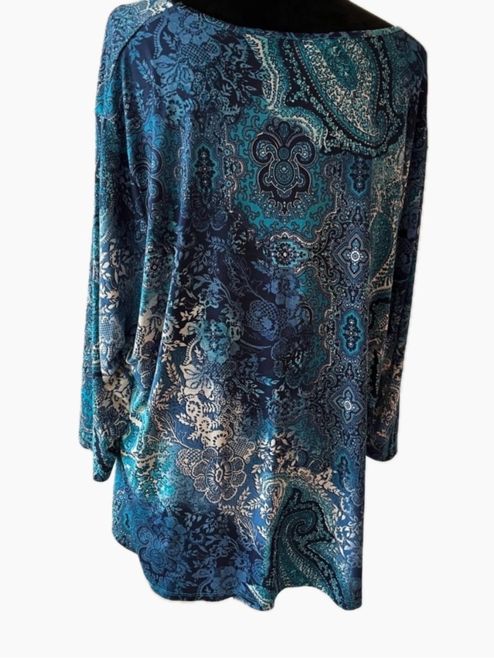 Southern Lady - Long Sleeve paisley Blouse - Picture 2 of 7
